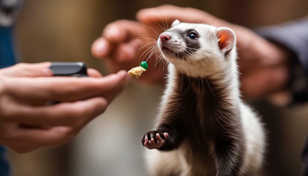 Clicker Training Ferret
