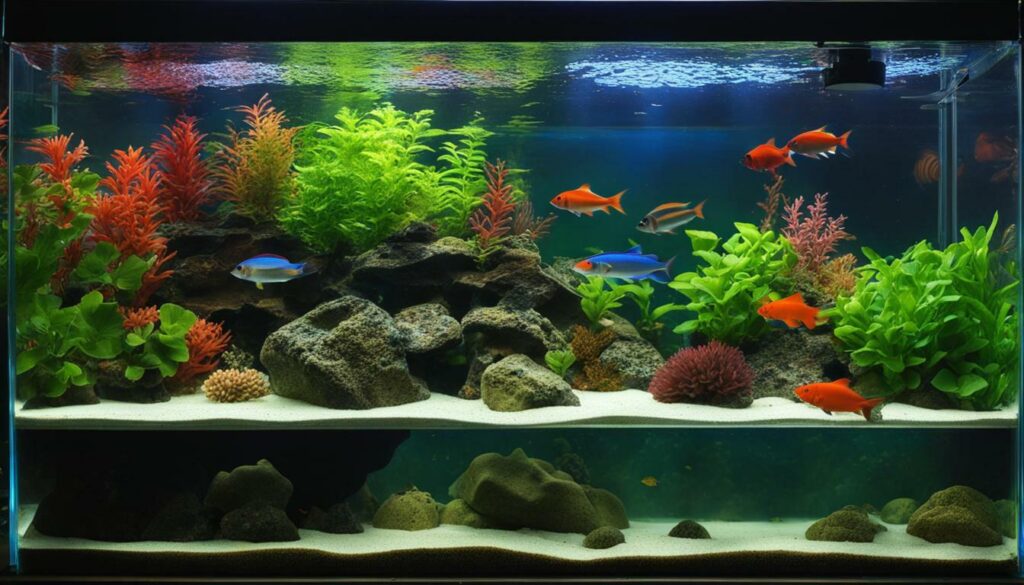 aquarium setup