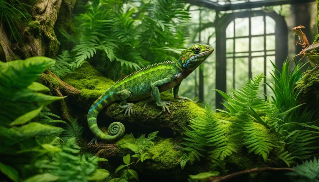 plants in reptile terrariums