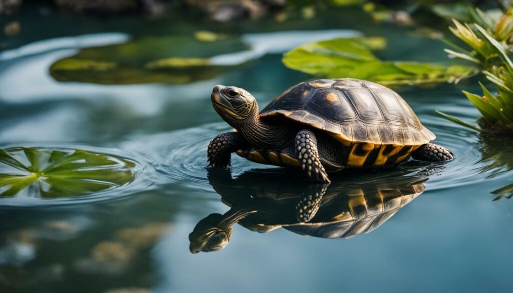 tortoise bathing