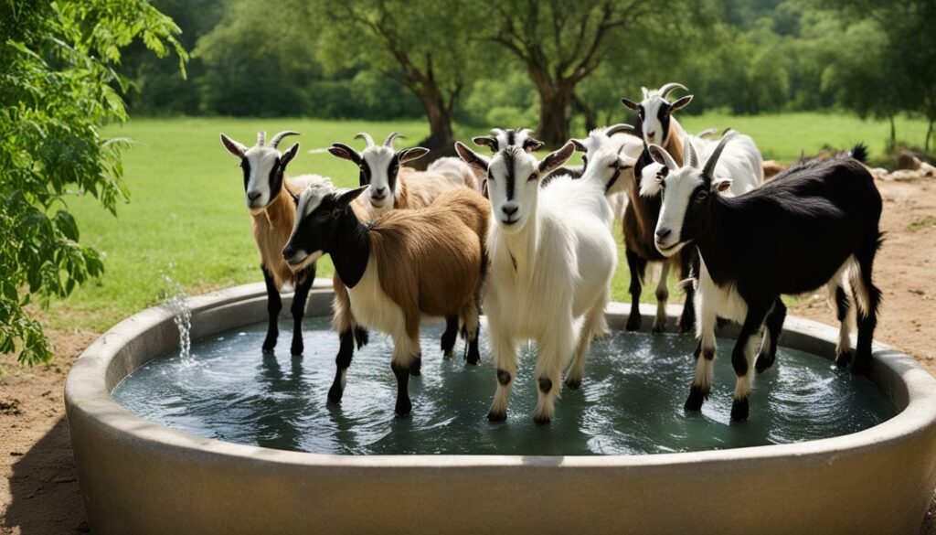 water requirements for dairy goats